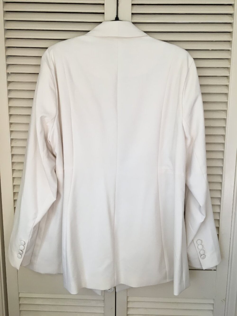 Torrid Size 1 (14-16) Ivory Lined Tailored Blazer Button Closure NwoT - Picture 5 of 8